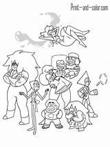 Steven Universe Coloring Pages Characters Color Printable Colouring Cartoon Gems Crystal Book Drawing Print Adult Books Drawings Draw Choose Board sketch template