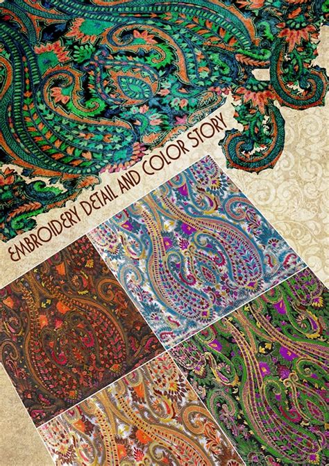 paisley passion hand embroidered mens collection on behance