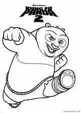 Panda Fu Kung Coloring Pages Coloring4free Printable Related Posts sketch template