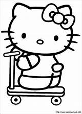 Baby Kitty Hello Coloring Pages Getcolorings sketch template