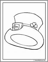 Coloring Birthday Pages Hat Happy Patrick St Printable Sheets Party sketch template