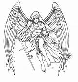 Angel Coloring Realistic Pages Print Getcolorings Printable Colorings Color sketch template