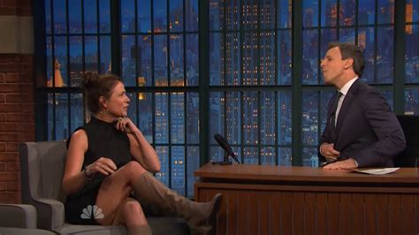naked maura tierney in late night with seth meyers