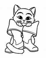 Puss Boots Coloring Pages Drawing Cartoon Disney Cat Getdrawings Kids Cartoons Print Standing Behind Franny Feet sketch template