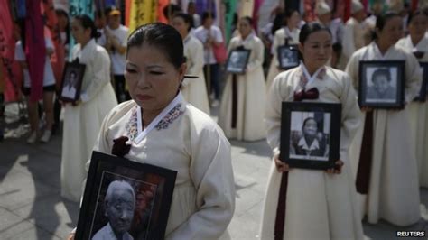 Japan To Review Lead Up To Ww2 Comfort Women Statement Bbc News