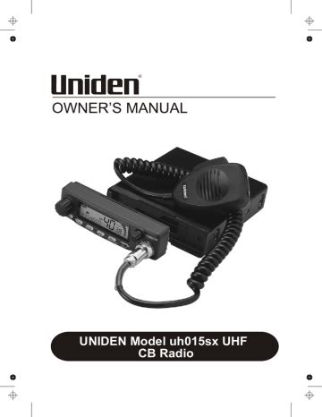 uniden uhsx owners manual manualzz