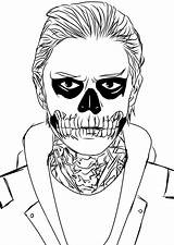 Horror American Story Deviantart Pages Xxxtentacion Peters Evan Drawings Coloring Drawing Draw Tattoo Dibujos Dibujo Tate Langdon Para Ahs Characters sketch template
