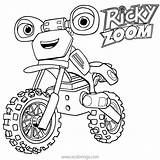 Ricky Xcolorings Amis Moto Ses sketch template