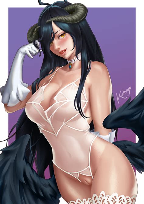 lingerie albedo by kakugoart hentai foundry