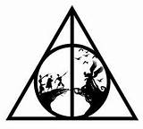 Potter Deathly Hallows Symbols Brother Darth Sibling Mort Reliques Pngitem Tattoos Reliquias Pngfind Clipartkey Tres Hogwarts Vhv Symbole 89kb Vectorified sketch template