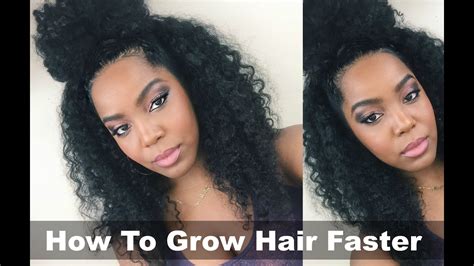 grow hair faster  tricks natural hair youtube