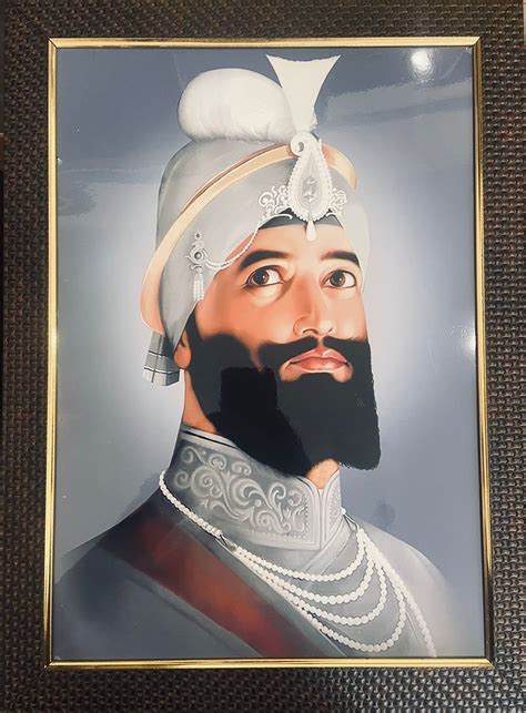 buy guru nanak dev ji guru govind singh ji religious sikh guru jis photo frame   packed