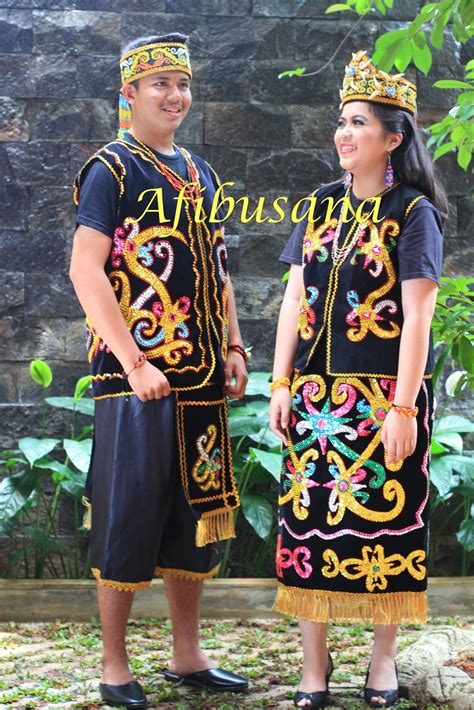 pakaian adat suku dayak kenyah baju adat tradisional  xxx hot girl