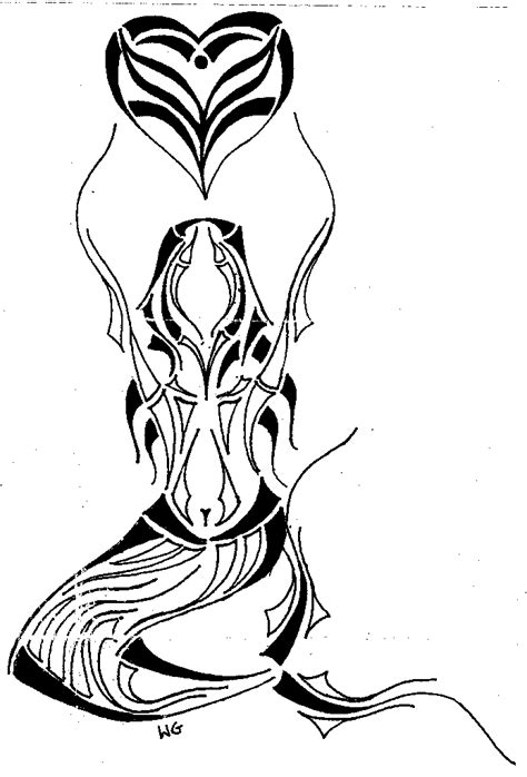 Tribal Mermaid By Blackdragon212006 On Deviantart