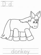 Donkey Nativity Cooloring sketch template
