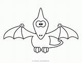 Coloring Dinosaur Pterodactyl Pteranodon Cute Pages Baby Printable Clipart Easy Dinosaurs Draw Kids Library Comments Popular Coloringhome sketch template