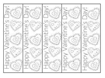 valentines day bookmarks color   valentines bookmarks