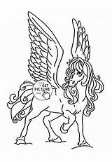 Horse Coloring Pages Kids Flying Animal Printable Printables Drawing Wuppsy Colouring Girls Cartoon Preschool Getdrawings Popular sketch template