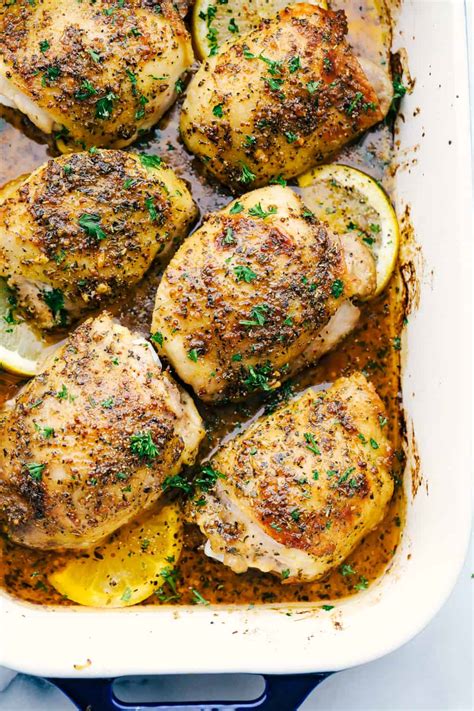 best baked chickens thighs recipe with how to instructions