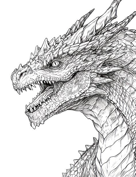 majestic dragon coloring pages  kids  adults  mindful life
