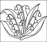 Lily Valley Coloring Pages Flowers Color Number Drawings Coloritbynumbers Printables Printable Adult Numbers Drawing Book Paint Simple Easy Related Kids sketch template