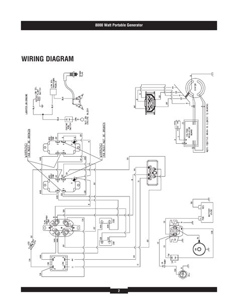 wiring diagram briggs stratton  watt user manual page