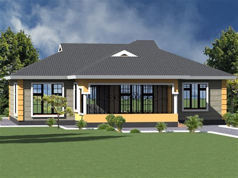 bedroom bungalow house plan design hpd consult