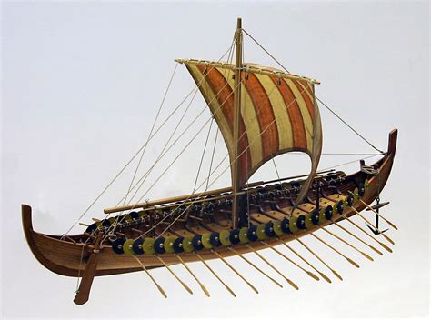 gokstad viking longship  model shipwright