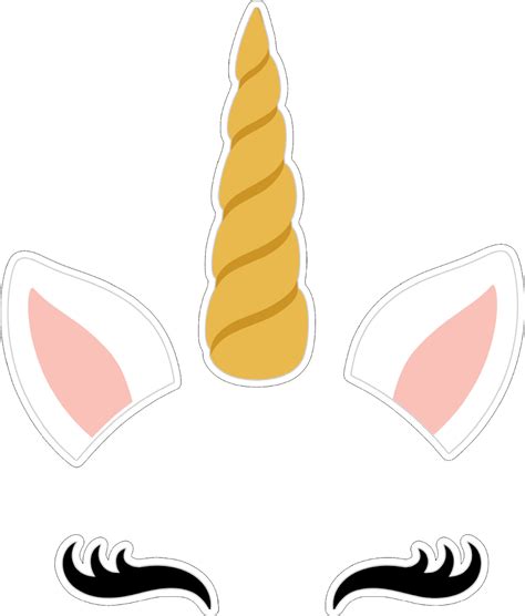 unicorn horn  ears template printable templates printable