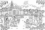 Coloring Pages Lds Primary Latter Conference Saint Church General Night Use These Family sketch template