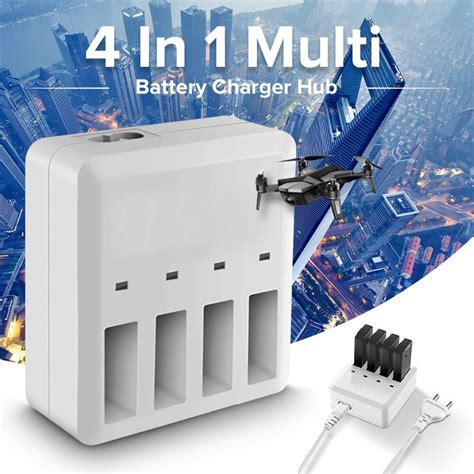 multi battery charger hub rc intelligent quick charging  dji tello drone  plug camera