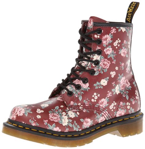 dr martens dr martens  woman boots black  flowers walmartcom walmartcom