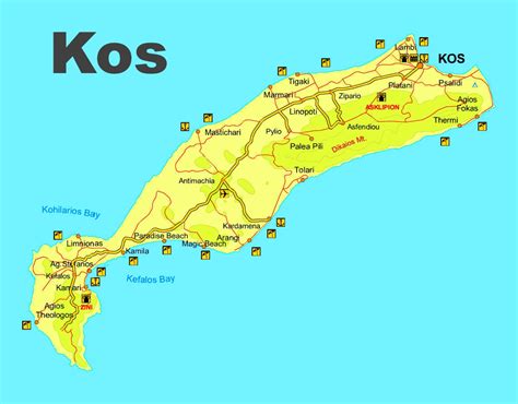 Grecja Kos Mapa Mapa Porn Sex Picture