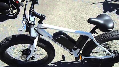 ssr motorsports sand viper electric bike electric fat tire bicycle youtube