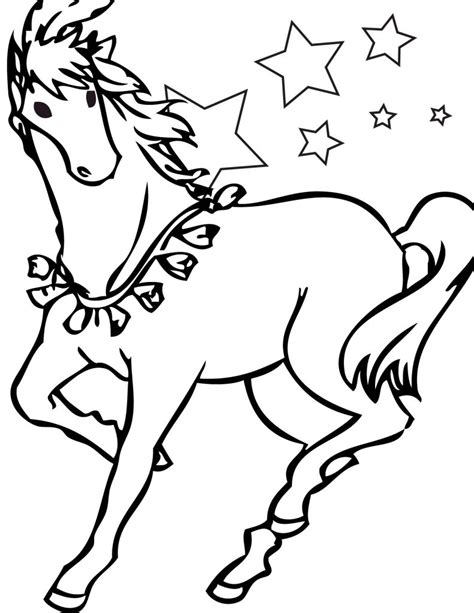 printable horse coloring pages  kids