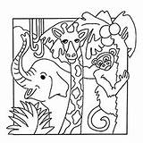 Nature Coloring Pages Plains African Printable Ones Little Flower Garden sketch template