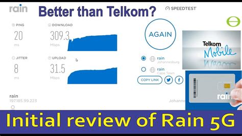 initial review  rain  uncapped wireless   telkom broadband lte youtube