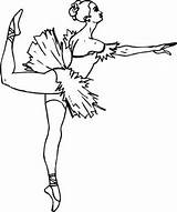 Coloring Ballet Sheets Splits Drawing Going Creative sketch template
