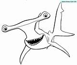 Nemo Finding Coloring Pages Anchor Shark Bruce Disney Sheet Characters Color Clipart Wecoloringpage Fish Template Kids Sheets Google Dory Library sketch template