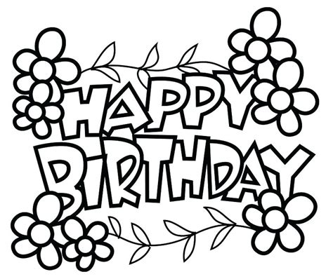 happy birthday aunt coloring pages  getdrawings