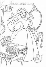 Cinderella Charming Ausmalen Buch Prinzessin sketch template
