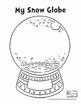 Globe Snow Coloring Printable Pages Winter Christmas Kids Pdf Girl Big Clipart Activities Ladybug Faves Snowy Printables Sleigh Dog Craft sketch template
