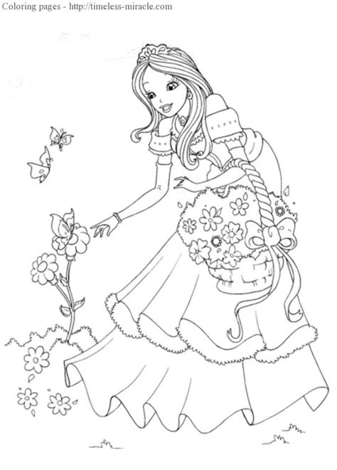 coloring pages   princess timeless miraclecom