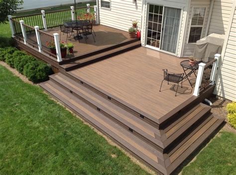 multi level deck design ideas   home deck designs backyard patio deck designs