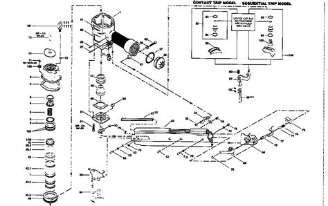 bostitch framing nailer parts diagram wiring diagram pictures