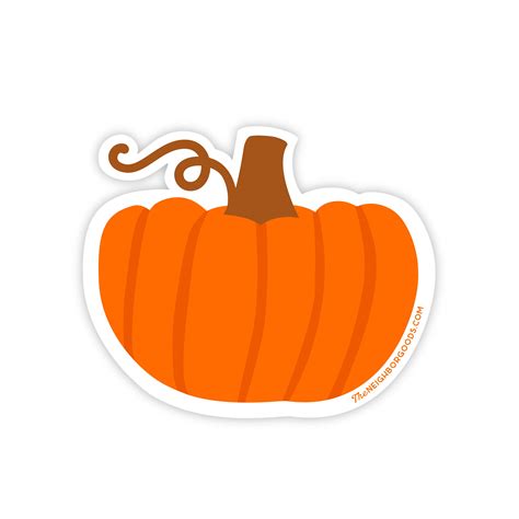 pumpkin sticker  neighborgoods
