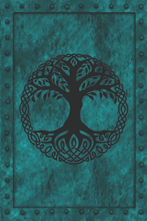 yggdrasil norse tree  life notebook journal norse mythology tree