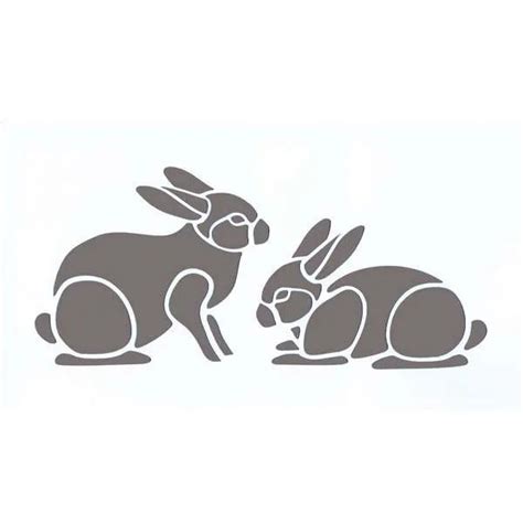 bunny rabbits stencil  usable stencil stencils  africa stencils