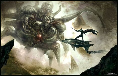 giant monster by wasurah on deviantart