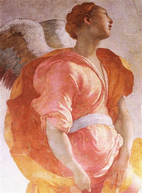 angel gabriel  jacobo pontormo renaissance paintings annunciation